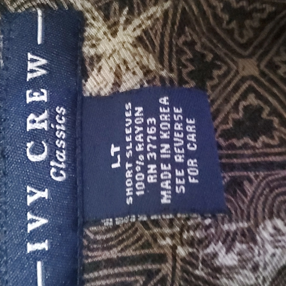 Ivy Crew classics tropical short sleeve shirt - Picture 4 of 8